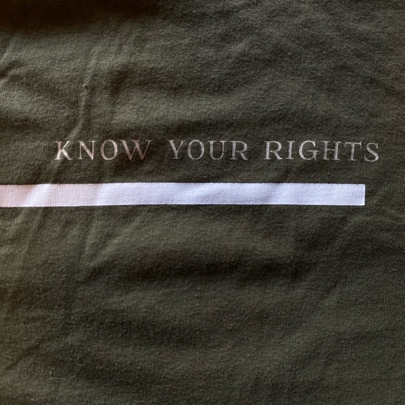 Know Your Rights Tee - Picture 2 of 5